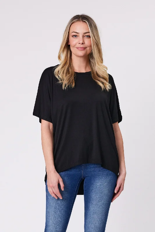 Shine On Essentials Comfort Tee Black