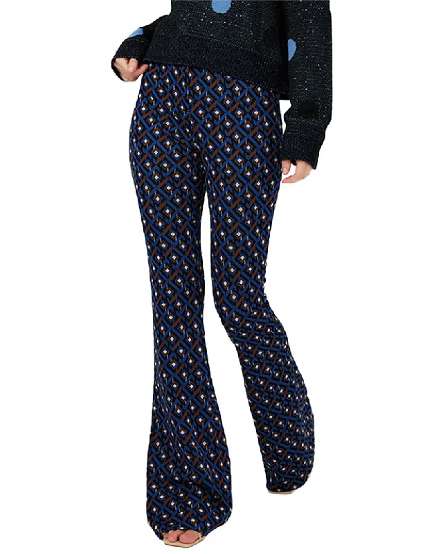 Diane von Furstenberg Greg Wool-Blend Pant